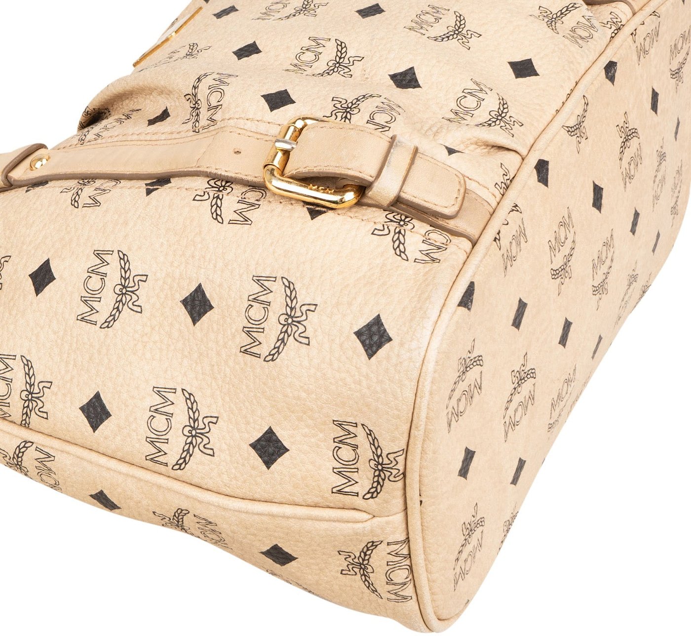 MCM Monogram Visetos Satchel Tote Handbag