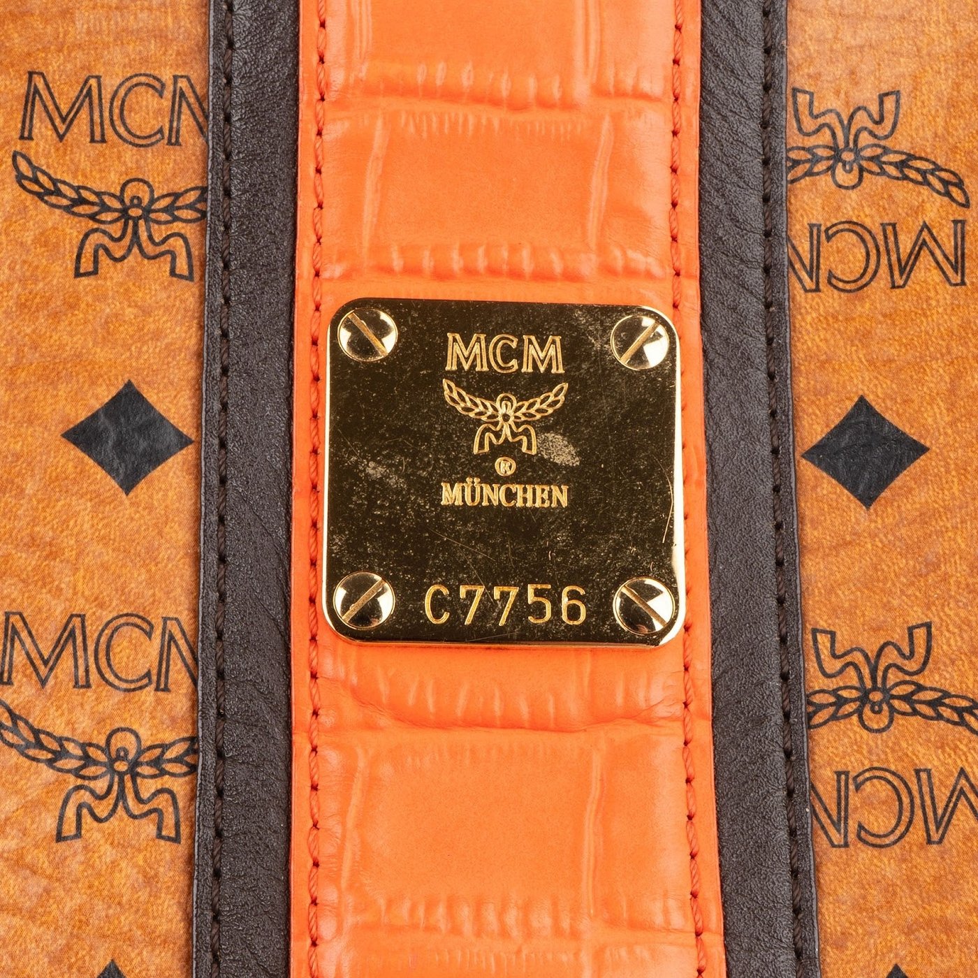 MCM Monogram Visetos Liz Shopper Shoulder Bag