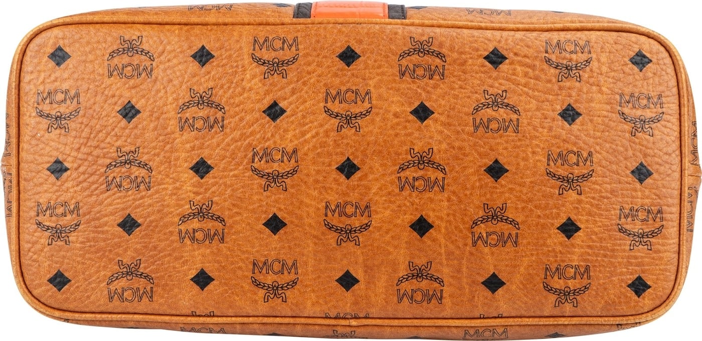 MCM Monogram Visetos Liz Shopper Shoulder Bag