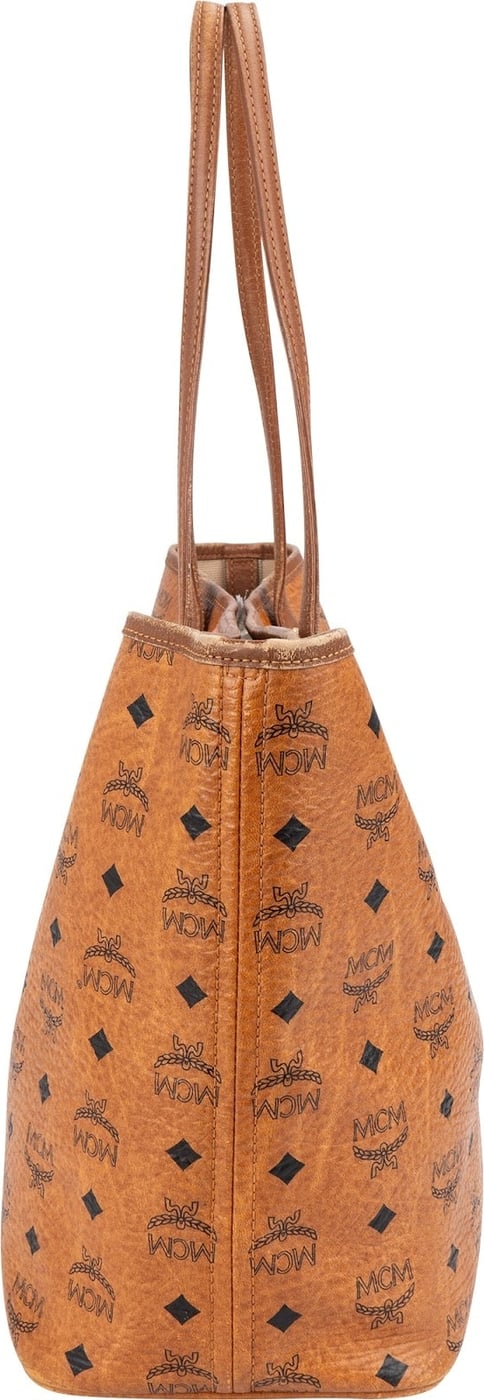 MCM Monogram Visetos Liz Shopper Shoulder Bag