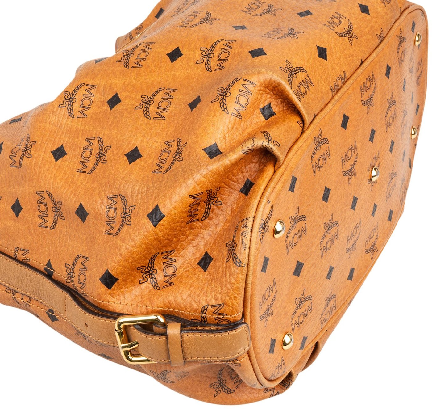 MCM Monogram Visetos Hobo Shoulder Bag