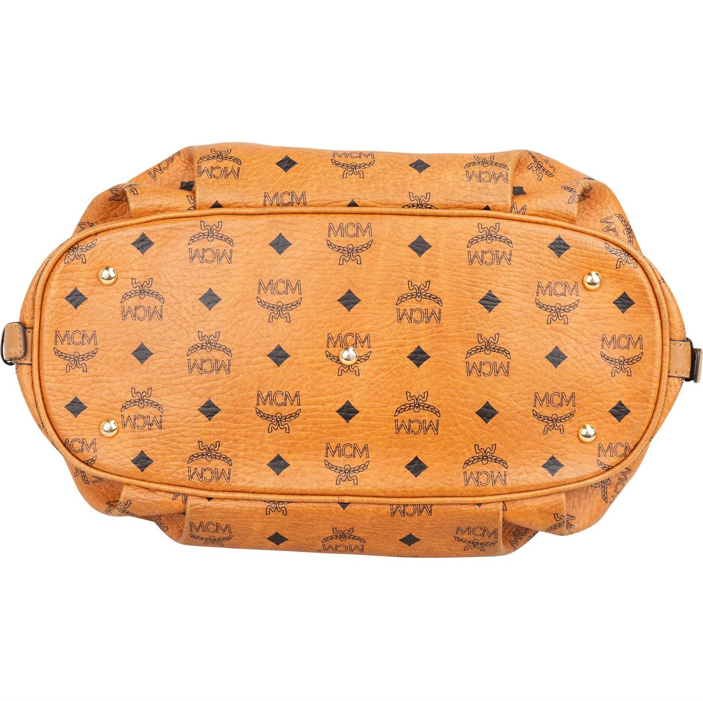 MCM Monogram Visetos Hobo Shoulder Bag