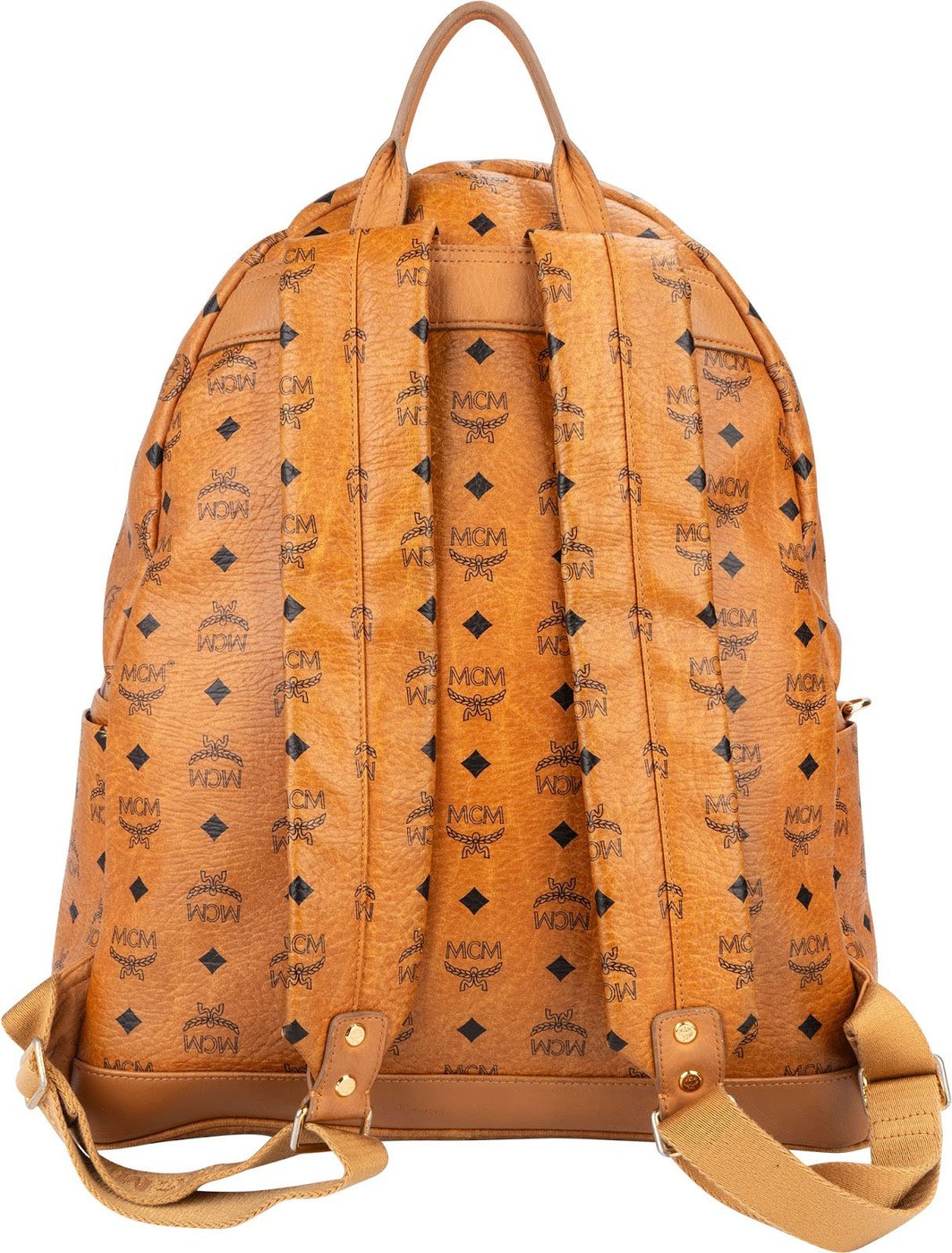 MCM Monogram Stark Studded Visetos Large Backpack