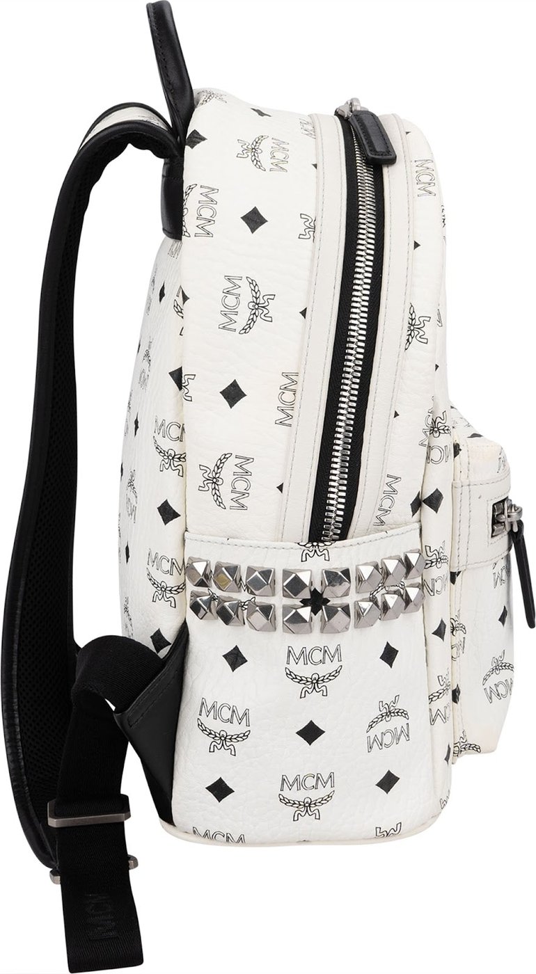 MCM Monogram Visetos Stark Side Studs Mini Backpack