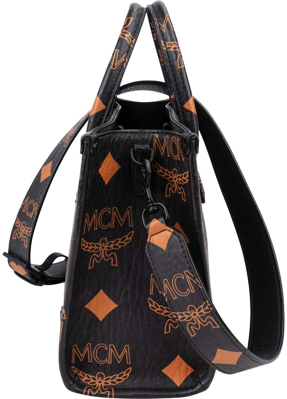 MCM Monogram Aren Mini Tote in Visetos Handbag