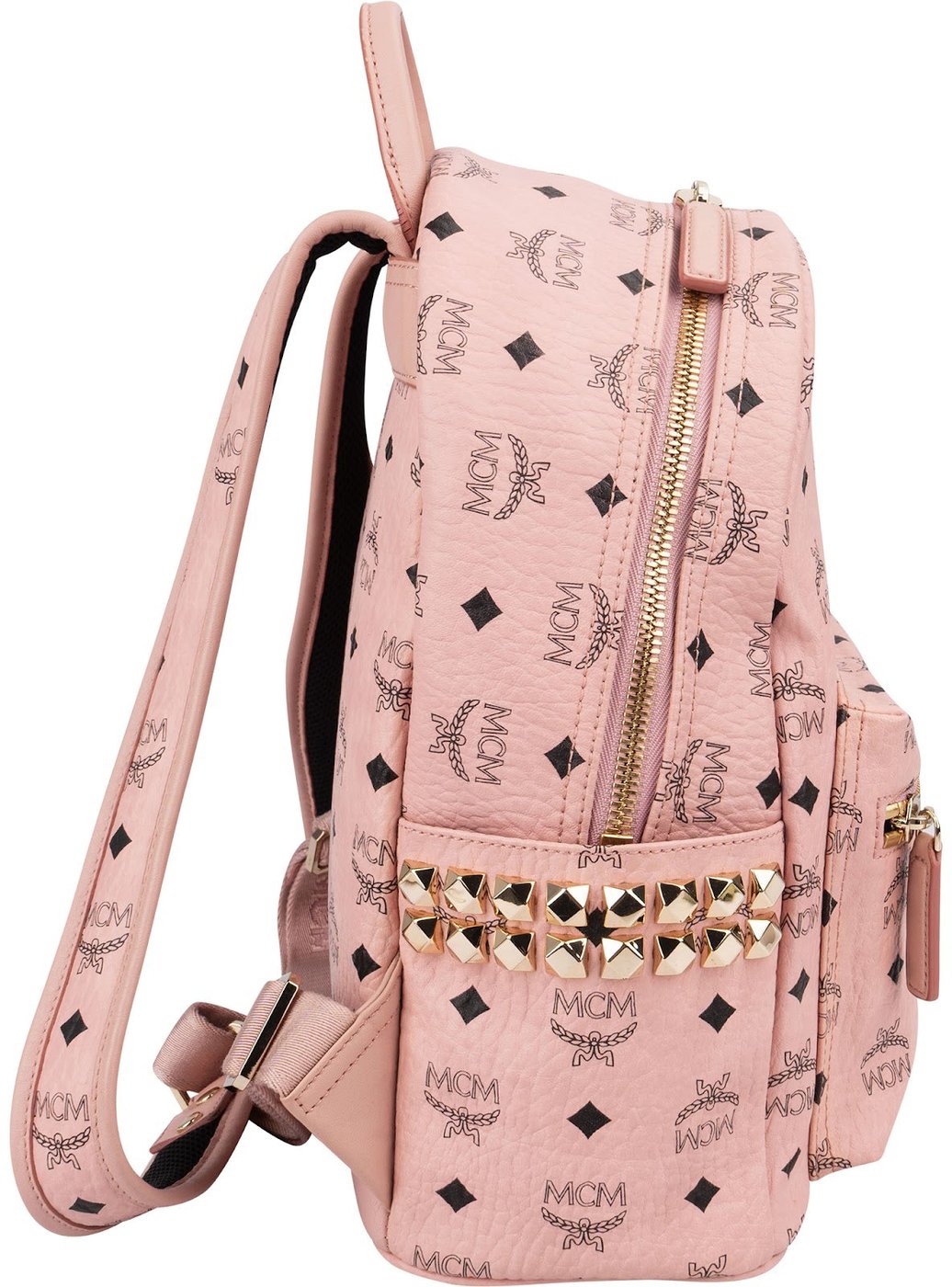 MCM Monogram Visetos Stark Side Studs Backpack