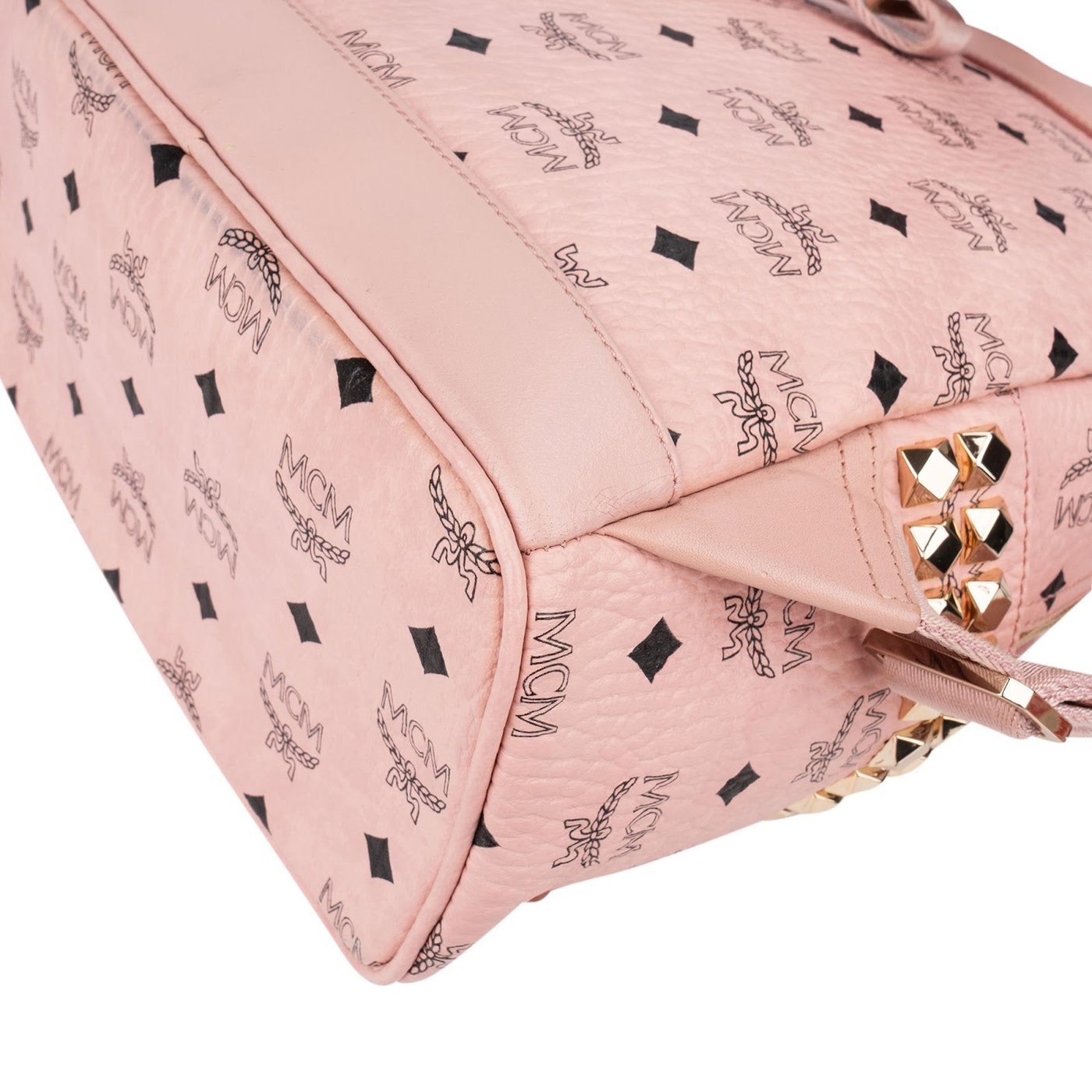 MCM Monogram Visetos Stark Side Studs Backpack