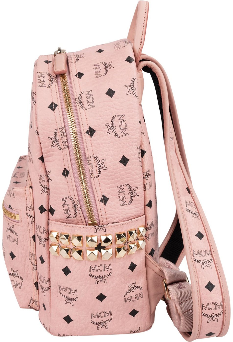 MCM Monogram Visetos Stark Side Studs Backpack
