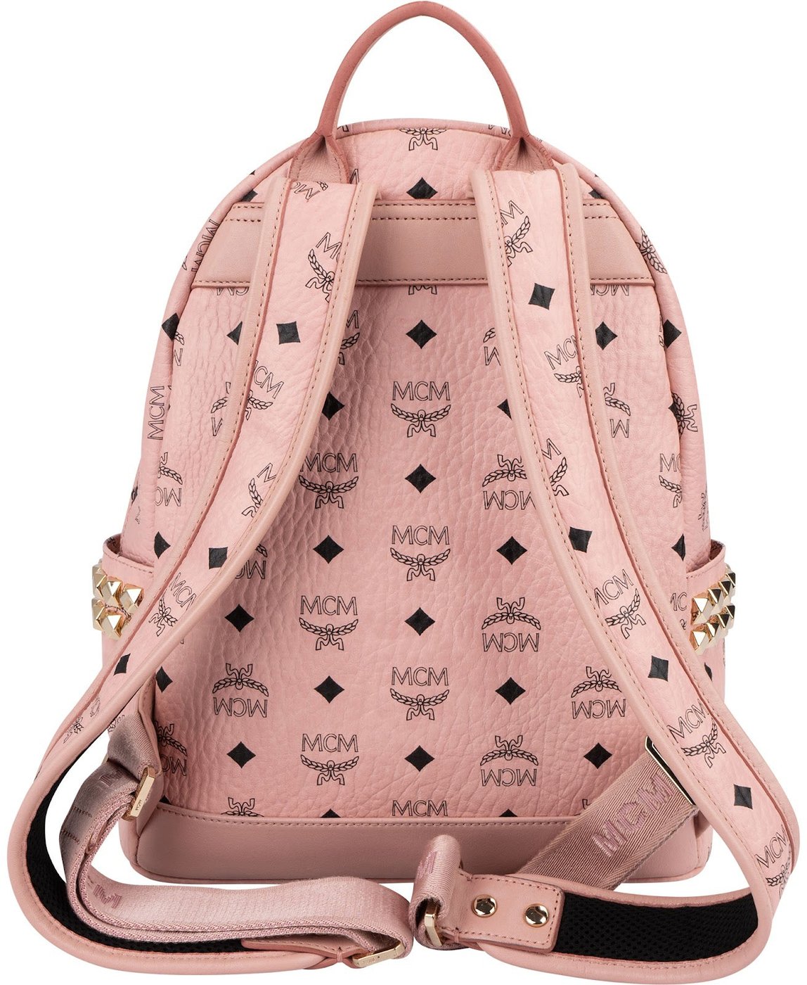 MCM Monogram Visetos Stark Side Studs Backpack