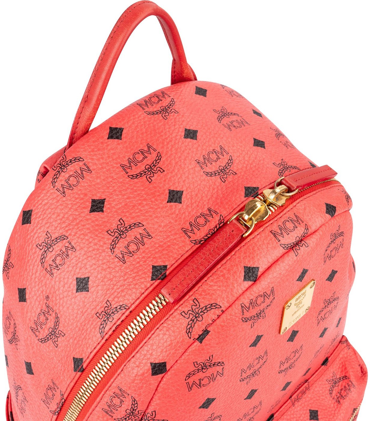 MCM Monogram Visetos Stark Side Studs Backpack
