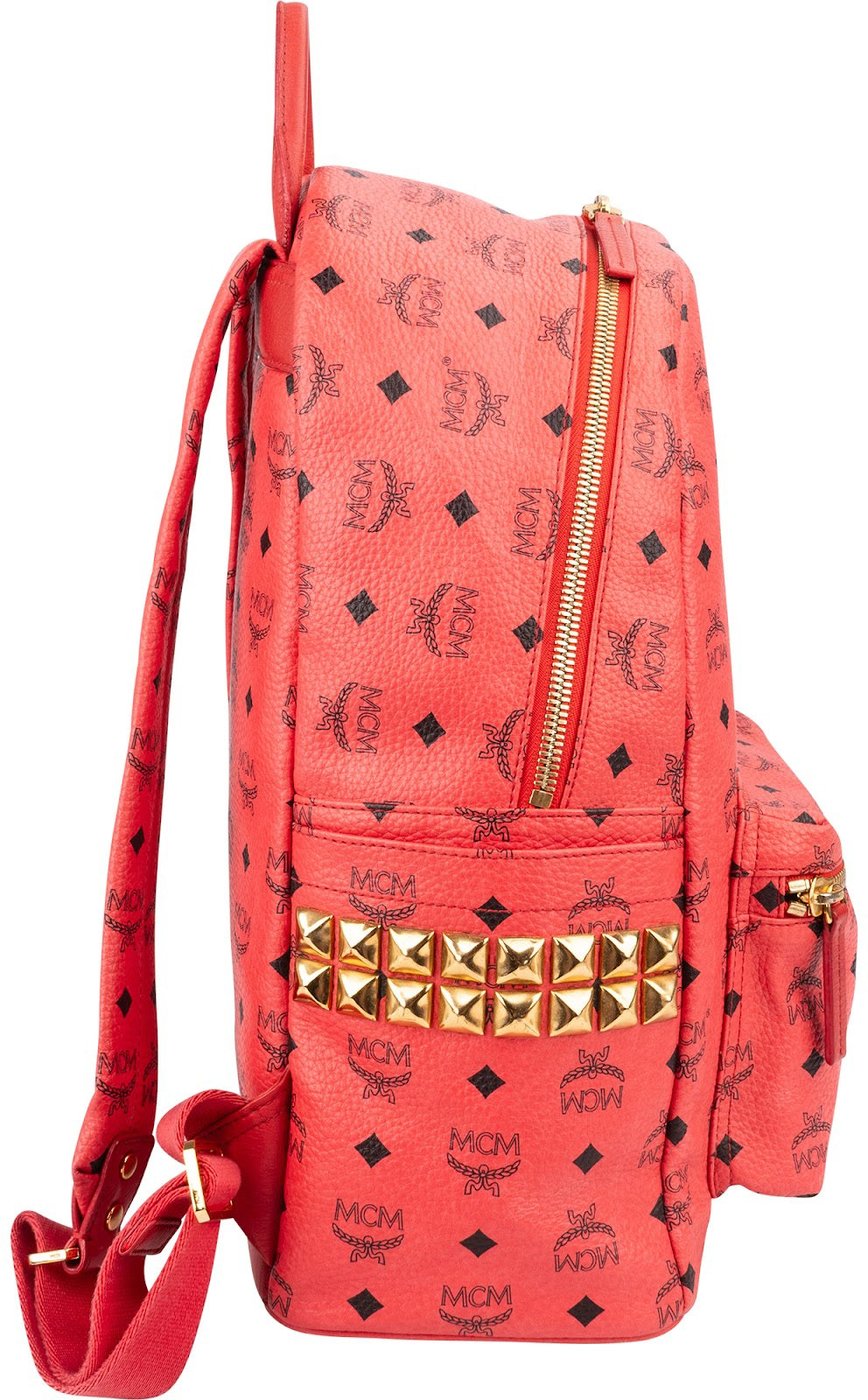 MCM Monogram Visetos Stark Side Studs Backpack