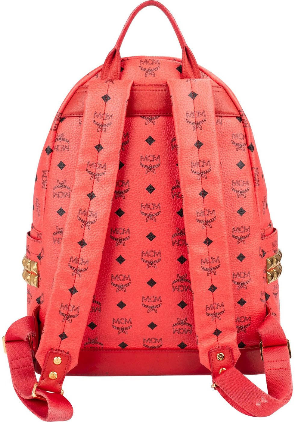 MCM Monogram Visetos Stark Side Studs Backpack