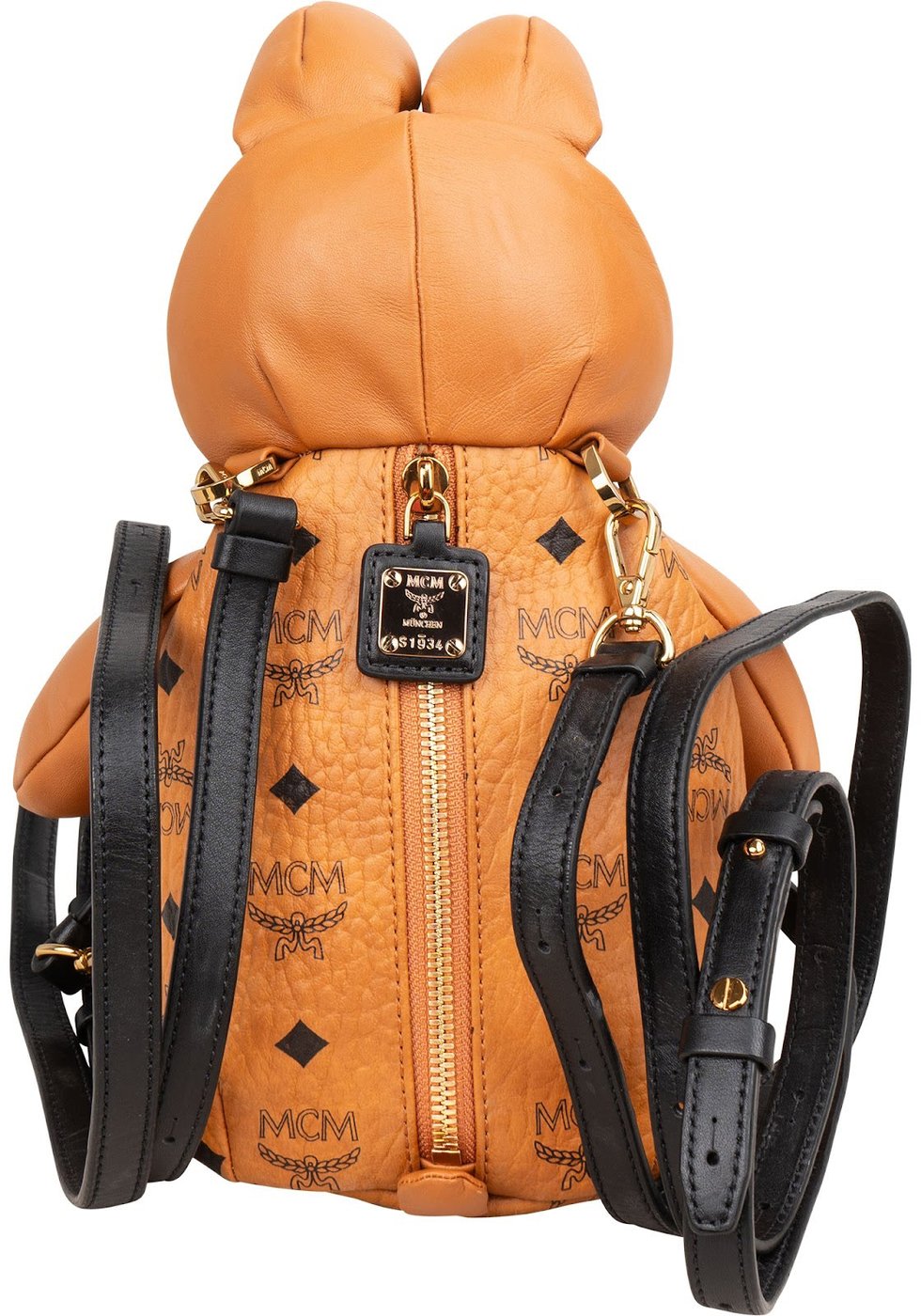 MCM Monogram Visetos Rabbit Backpack