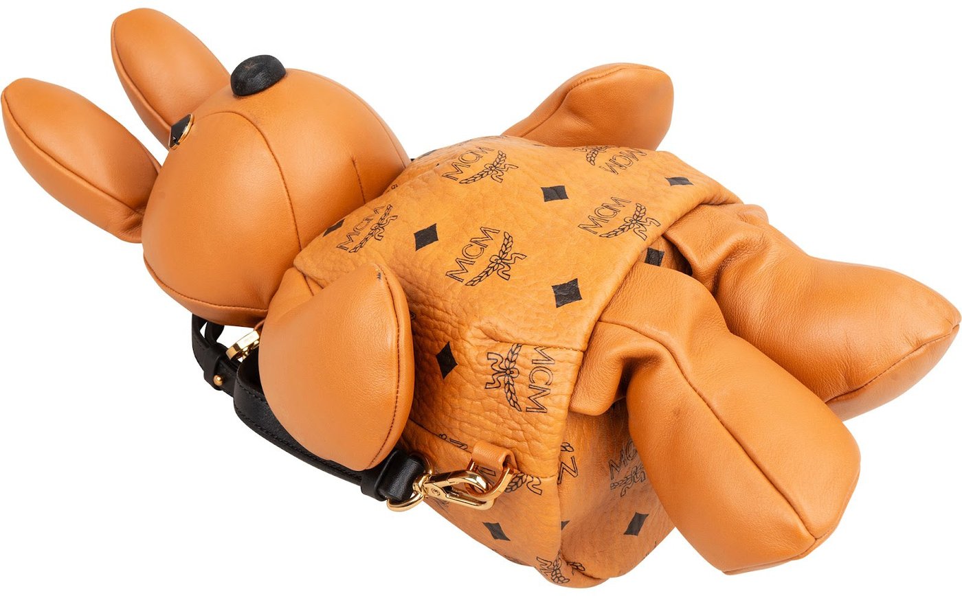 MCM Monogram Visetos Rabbit Backpack