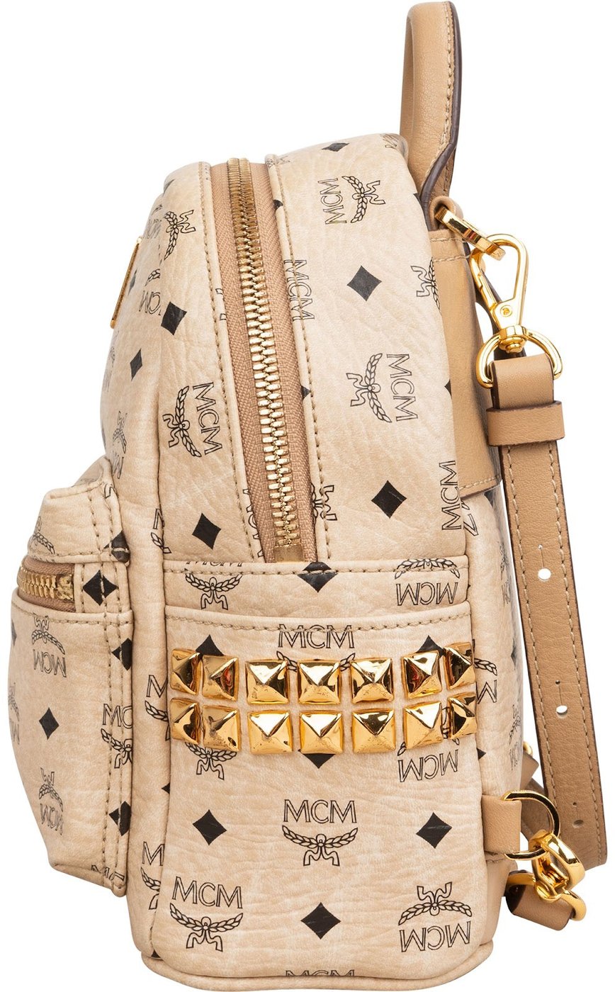 MCM Monogram Visetos Stark Mini Backpack