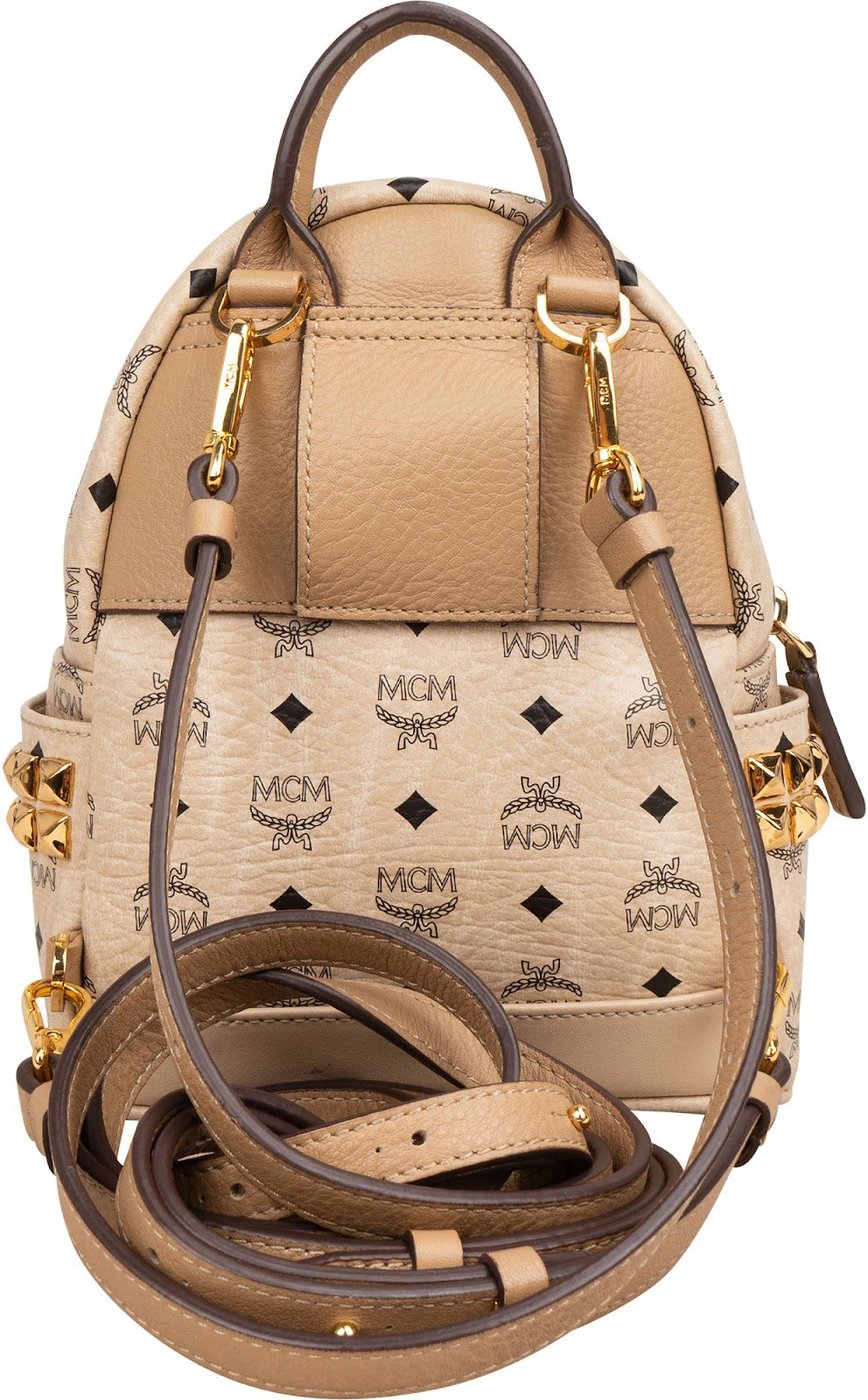 MCM Monogram Visetos Stark Mini Backpack