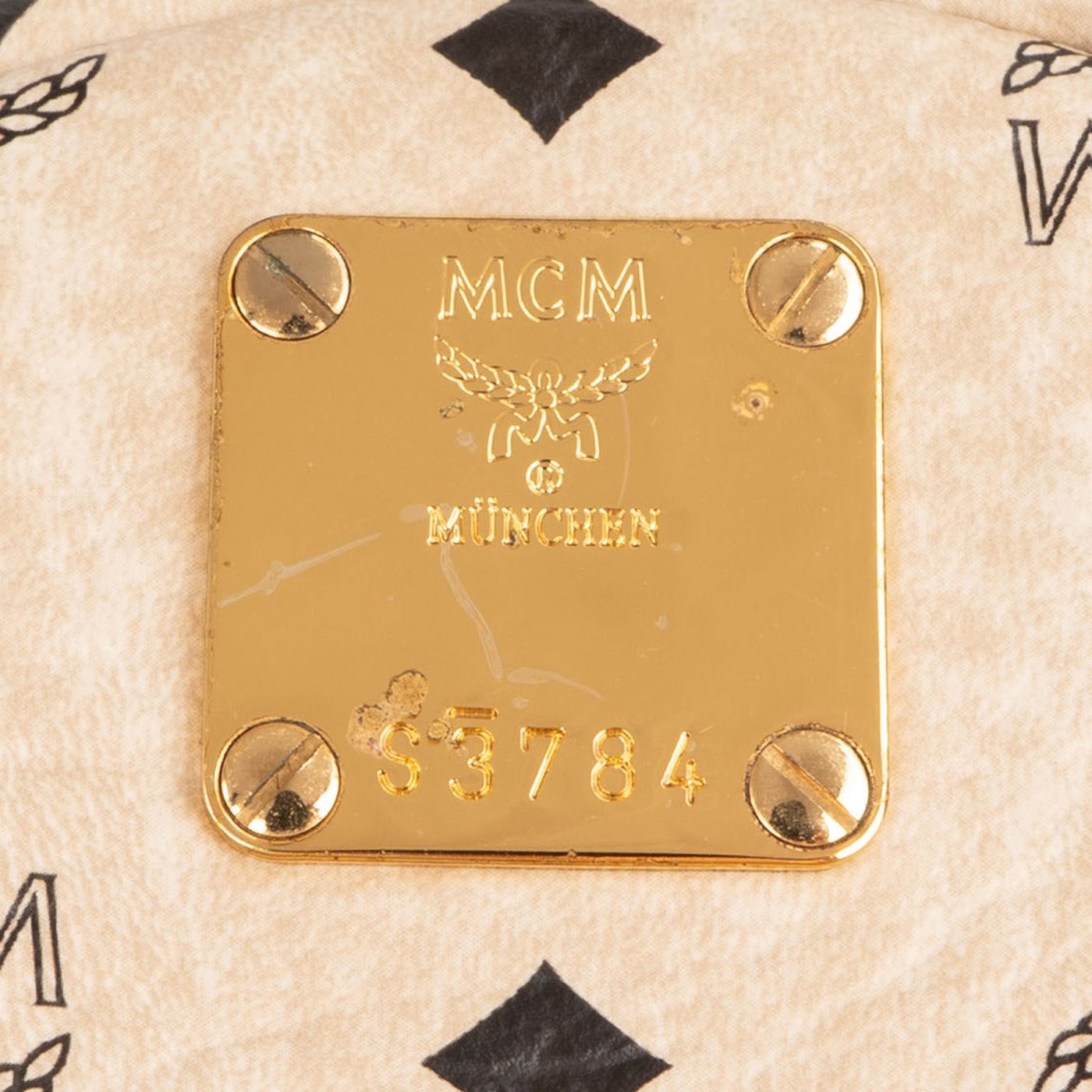 MCM Monogram Visetos Stark Mini Backpack