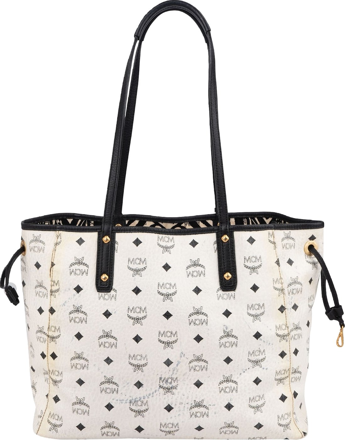 MCM Monogram Visetos Reversible Liz Tote Shoulder Bag