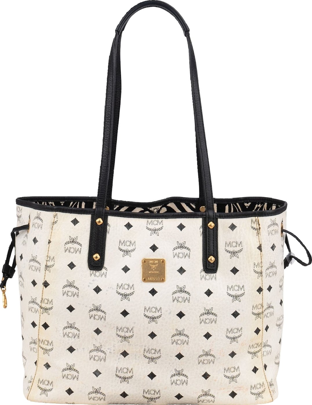 MCM Monogram Visetos Reversible Liz Tote Shoulder Bag
