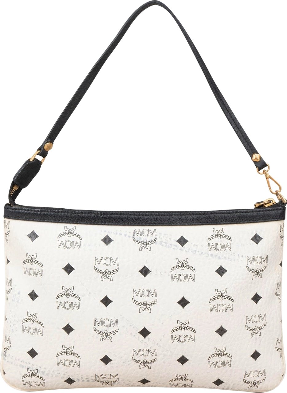MCM Monogram Visetos Bicolor Reversible Clutch Accessoires Shoulder Bag