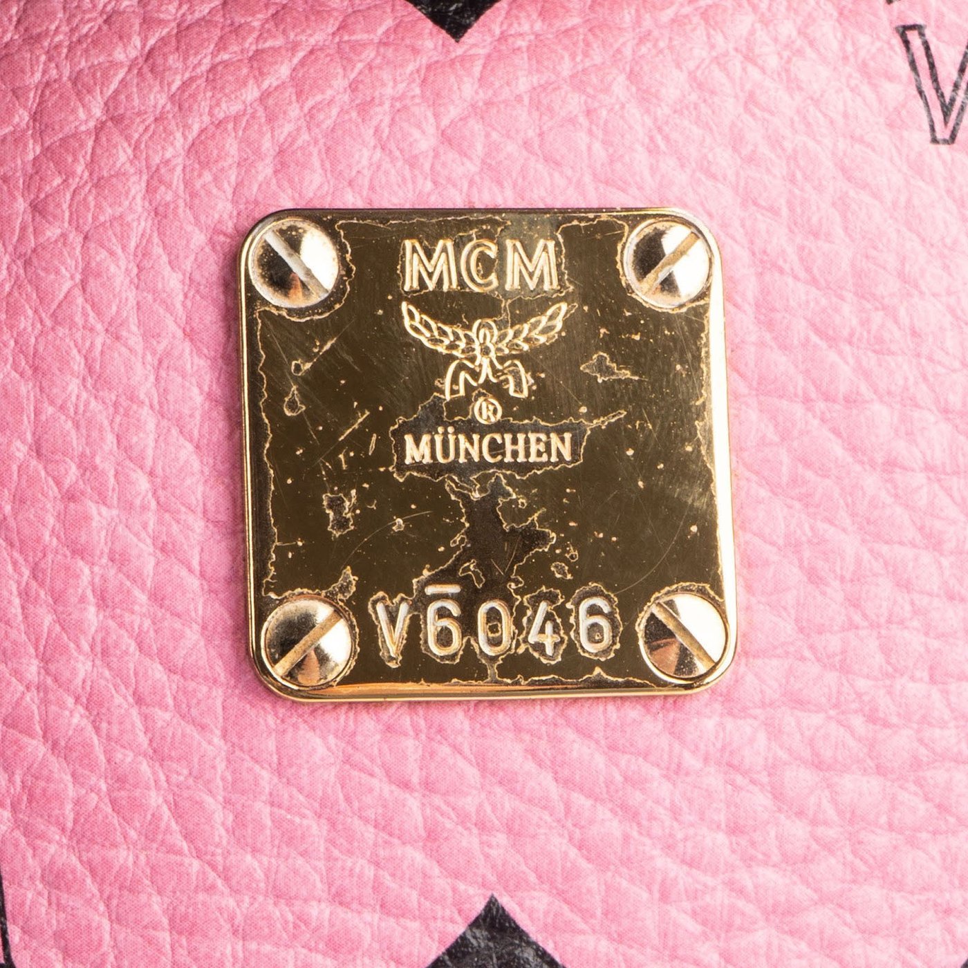 MCM Visetos Monogram Stark Side Studs Mini Backpack