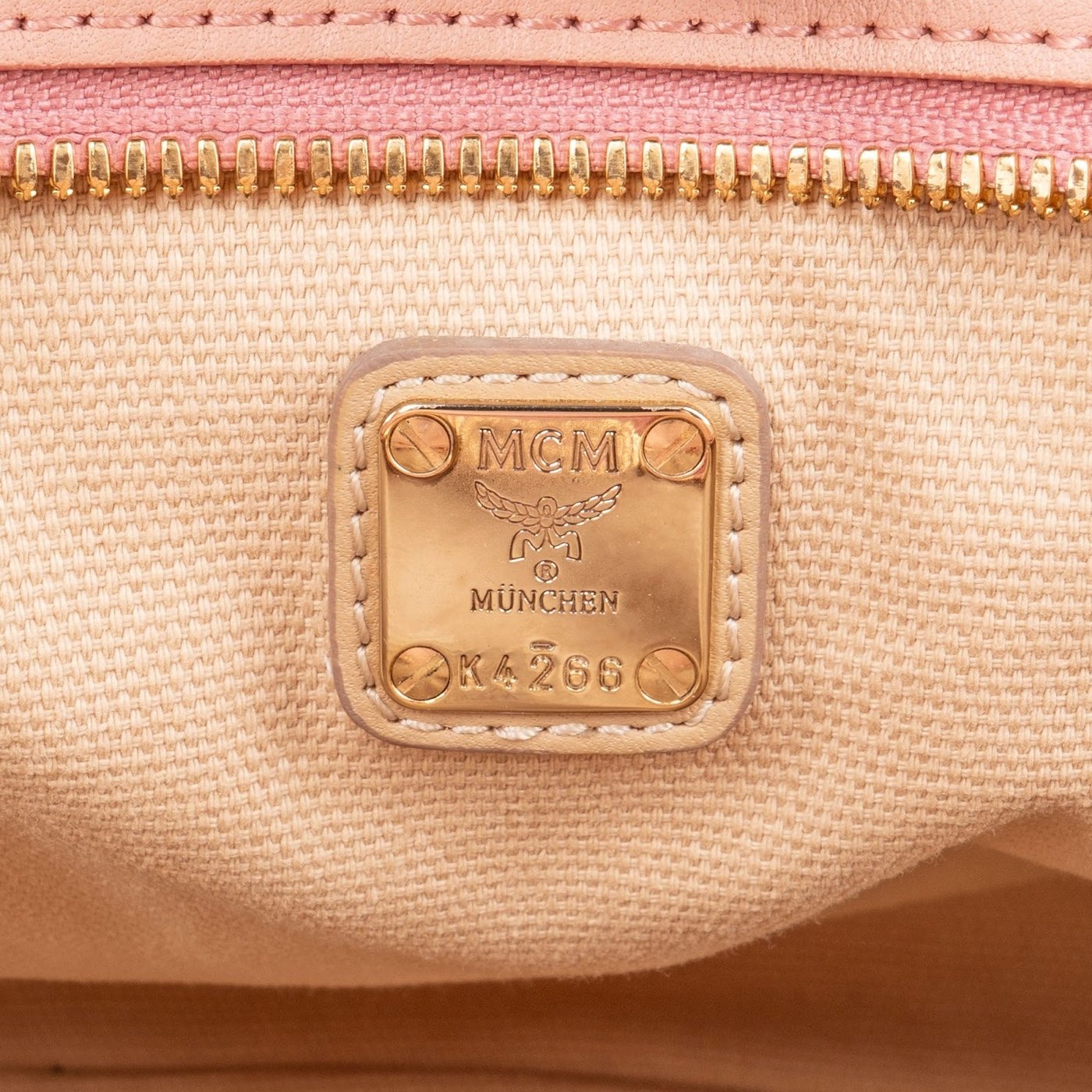 MCM Monogram Visetos Rabbit Reversible Liz Shopper Tote Bag