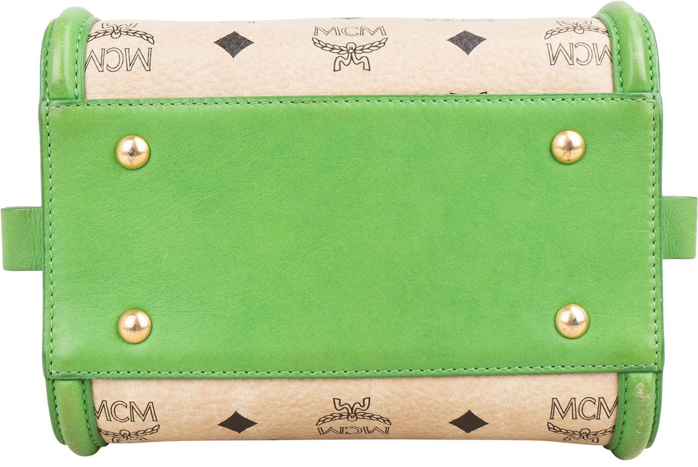 MCM Monogram Visetos Delmy Boston Mini Handbag