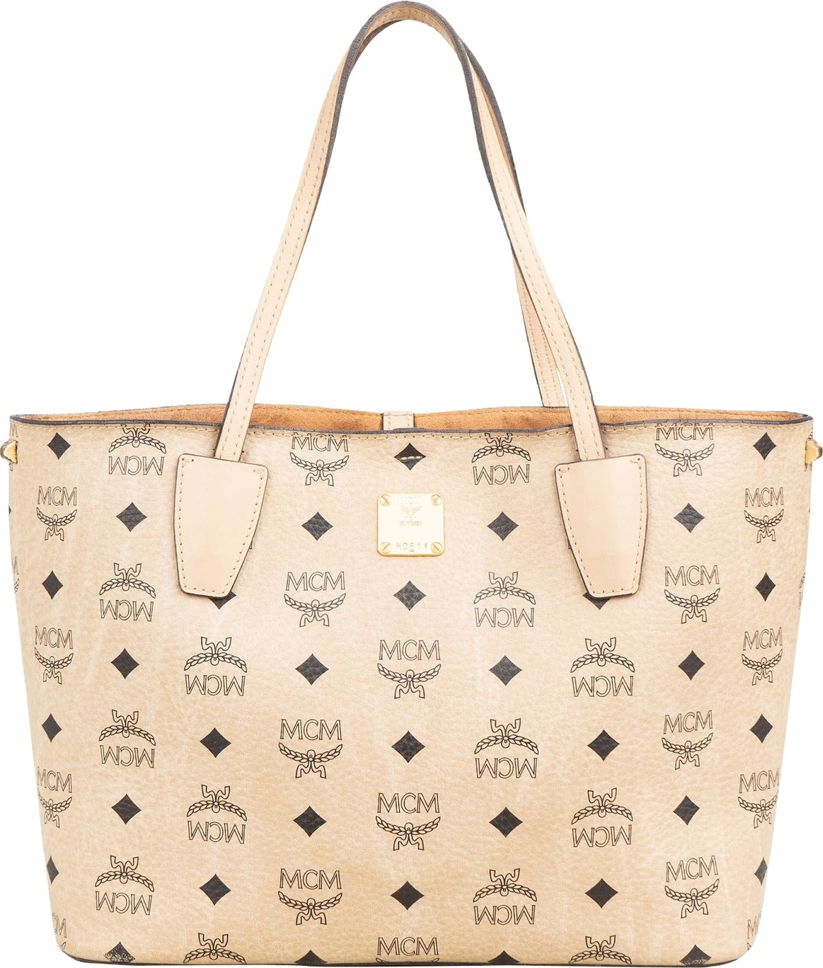 MCM Monogram Visetos Mini Shopper Handbag