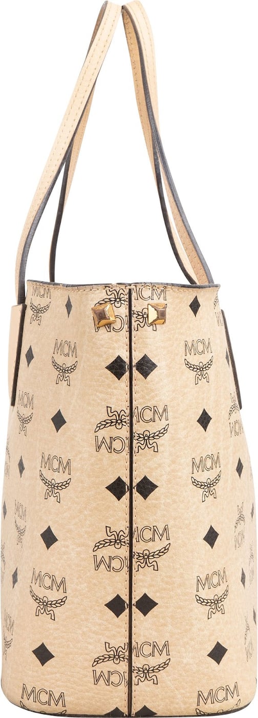 MCM Monogram Visetos Mini Shopper Handbag