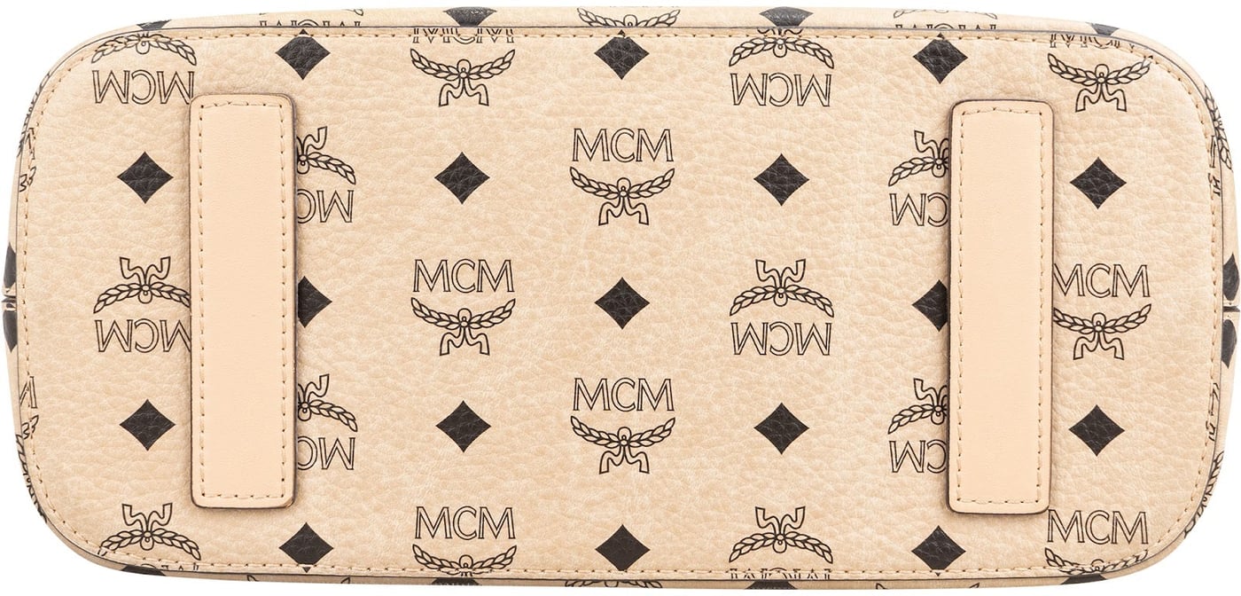 MCM Monogram Visetos Mini Shopper Handbag