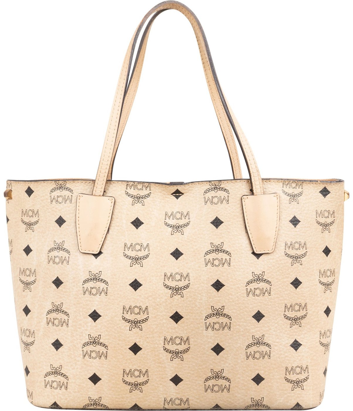 MCM Monogram Visetos Mini Shopper Handbag