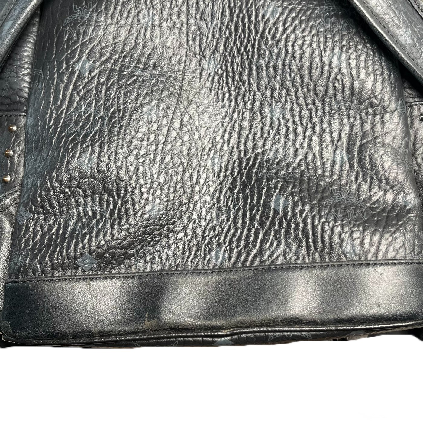 MCM Monogram Visetos Canvas Stark Small Studded Backpack