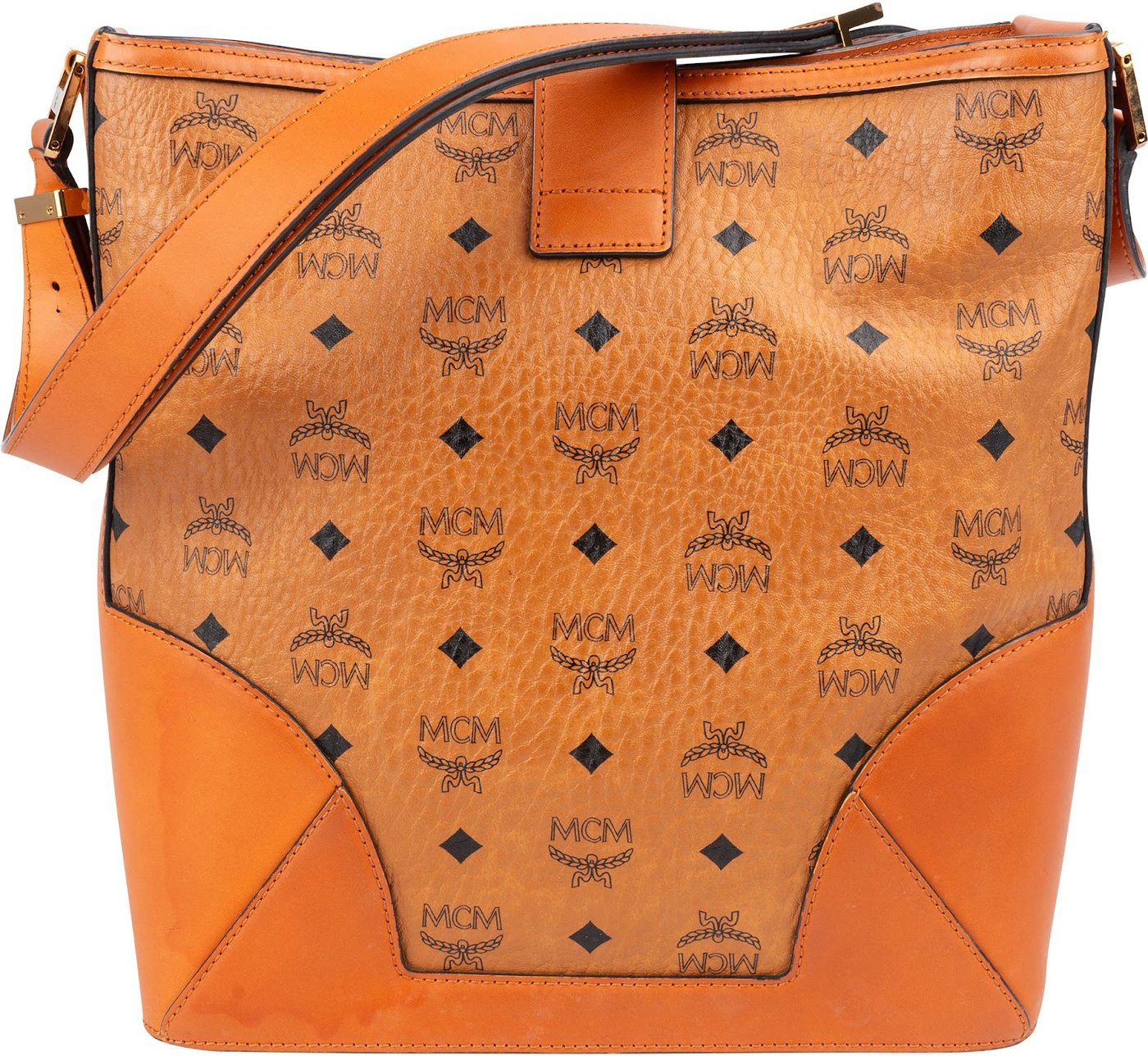 MCM Monogram Visetos Coated Canvas Shoulder Crossbody Bag