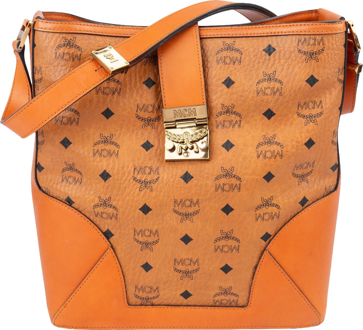 MCM Monogram Visetos Coated Canvas Shoulder Crossbody Bag