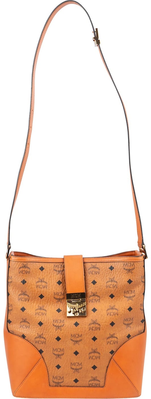 MCM Monogram Visetos Coated Canvas Shoulder Crossbody Bag