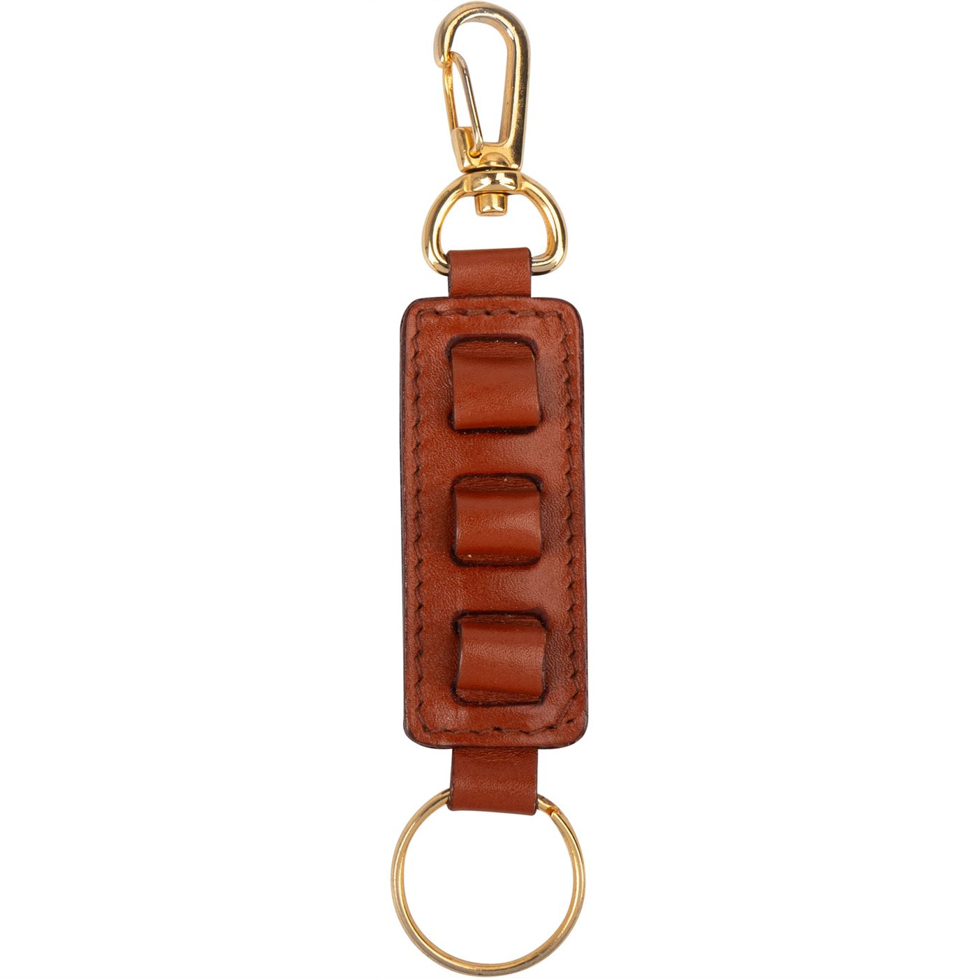 MCM Leather Golf Collection Pendant