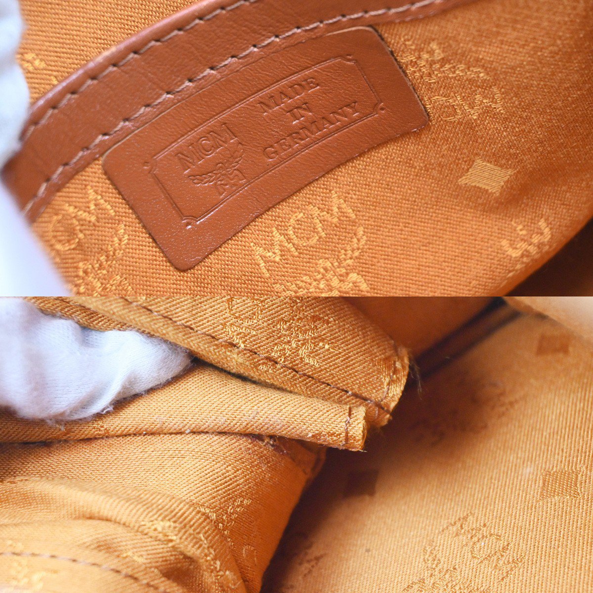 MCM Visetos logogramme Leather