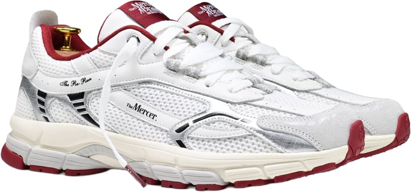 sneakers wit metaal
