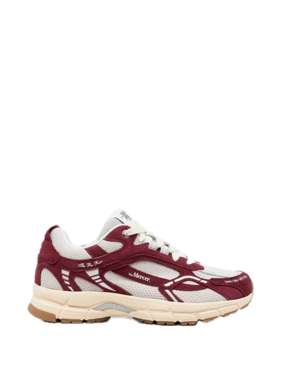sneakers bordeux grijs
