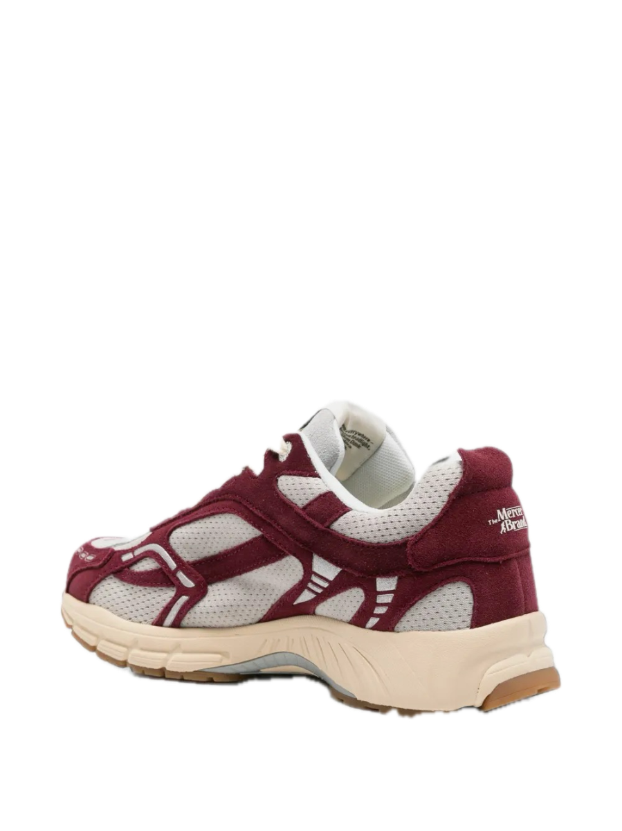 sneakers bordeux grijs