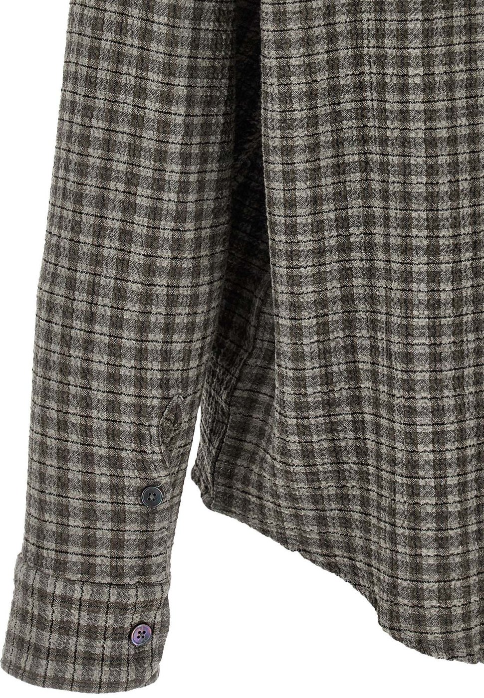 MFPEN Gray Virgin Wool Blouse