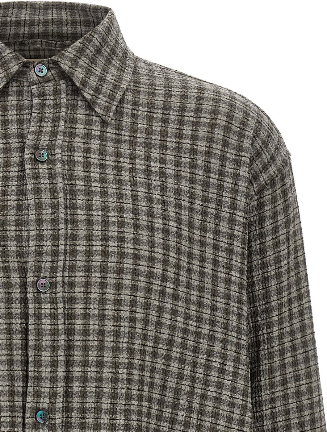 MFPEN Gray Virgin Wool Blouse