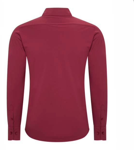 MI PIACE: MEN SHIRT BURGUNDY RM202010