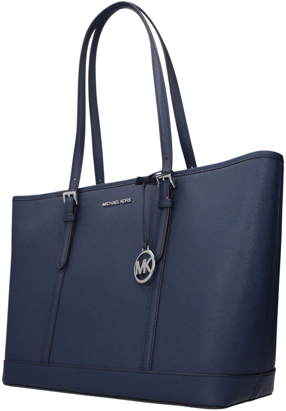 Michael Kors Blue Leather Shoulder Bag