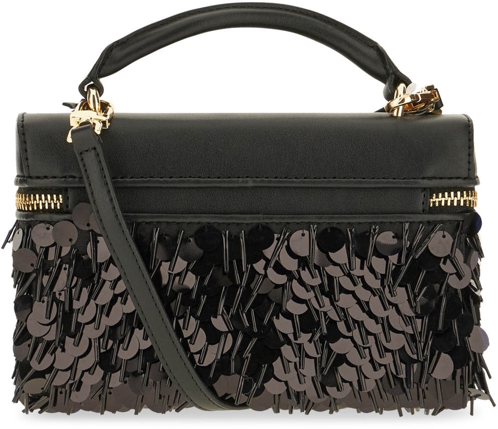 Michael Kors Black paillettes Jana crossbody bag