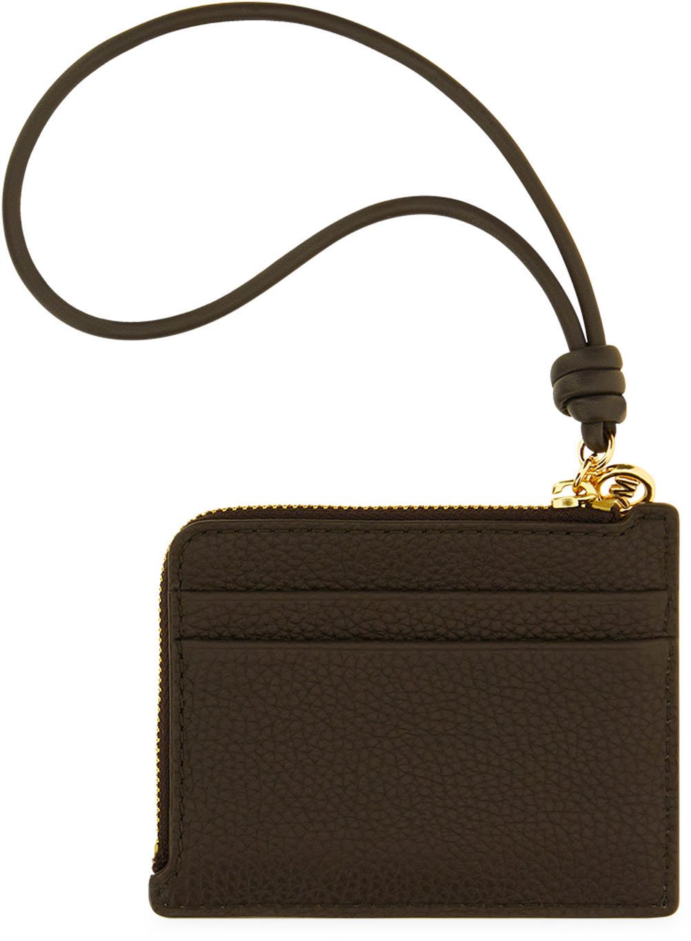 Michael Kors Chocolate leather card holder