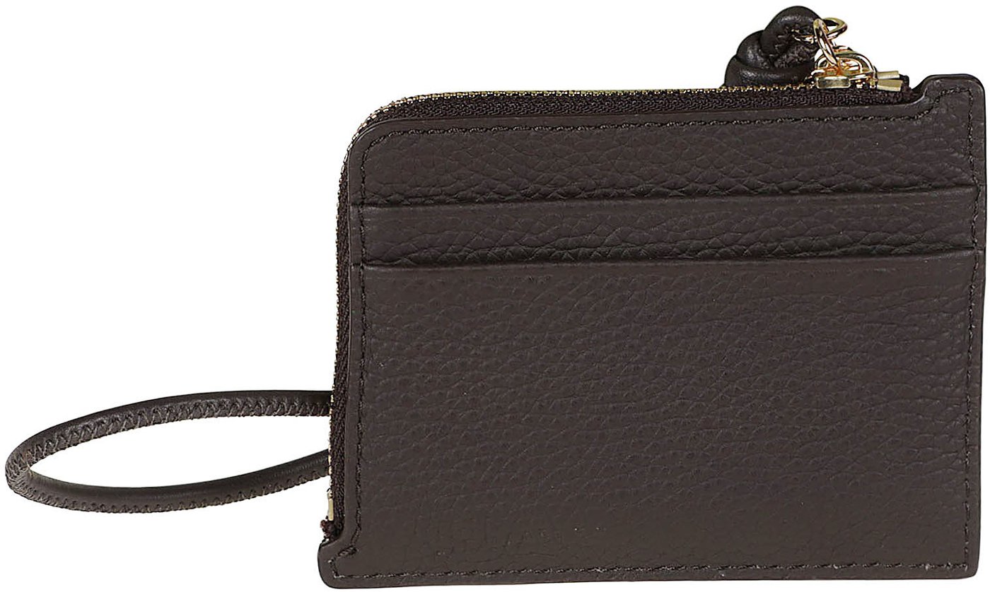 Jet Set Small Credit Card Holder Brown