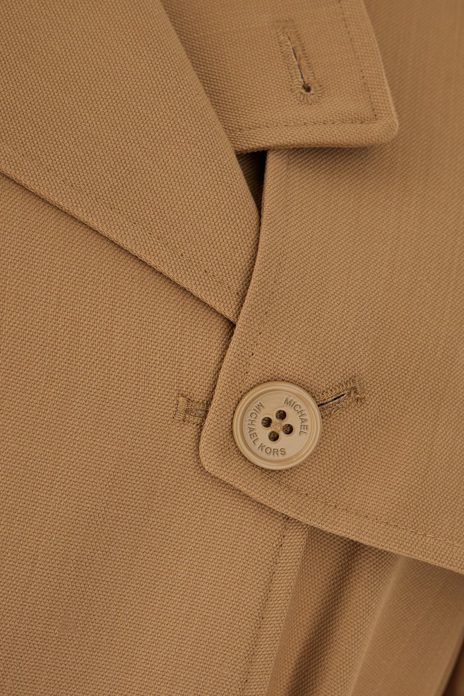 Michael Kors Camel polyester blend trench