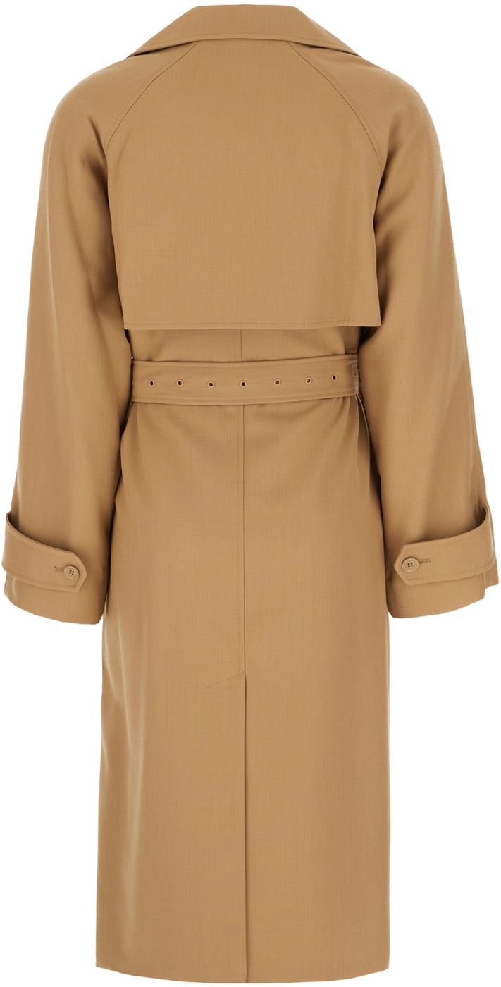 Michael Kors Camel polyester blend trench
