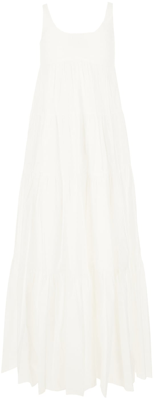 Michael Kors White stretch cotton dress